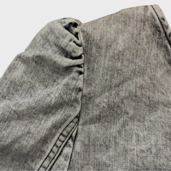 Retrofete Light Acid Wash One Sleeve Moira Top NWT Size XS - Picture 9 of 11